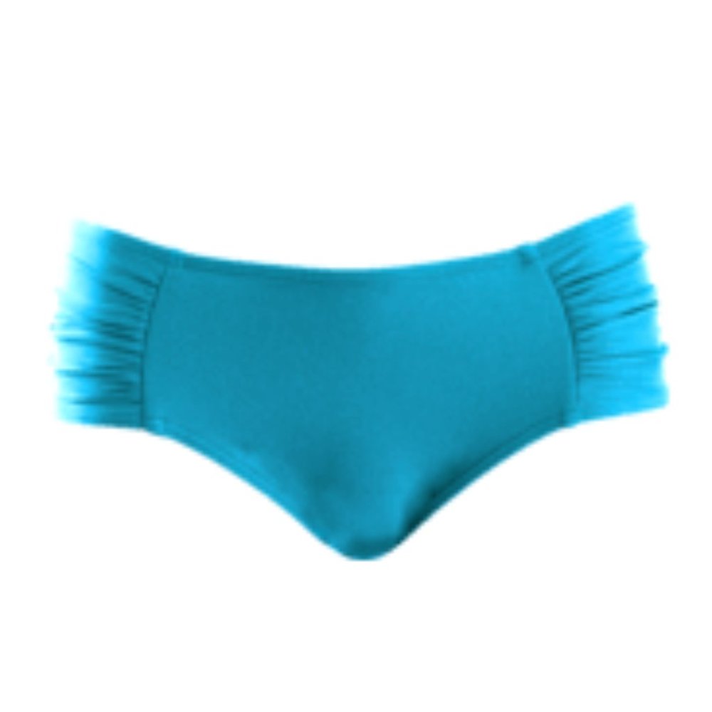 Divinita Sole Turquoise Ruched Side Bikini Med XS